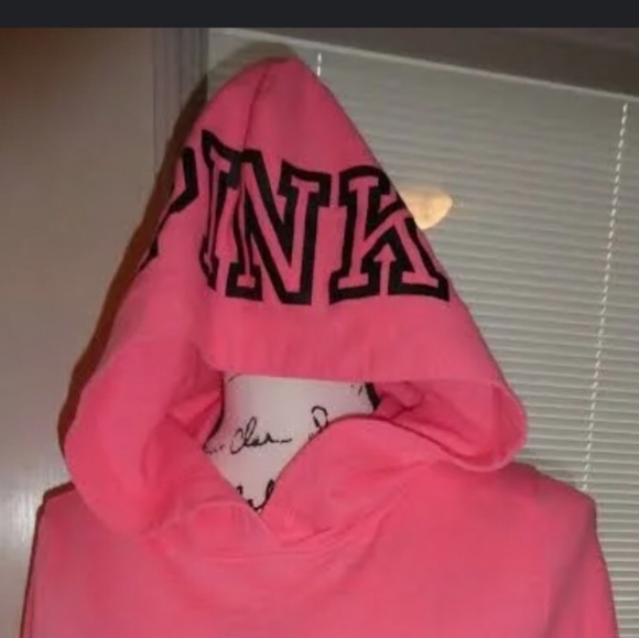 Victorias Secret❤️FINAL PRICE PINK Limited Edition Hawaii Drawstring Hoodie - Picture 4 of 4
